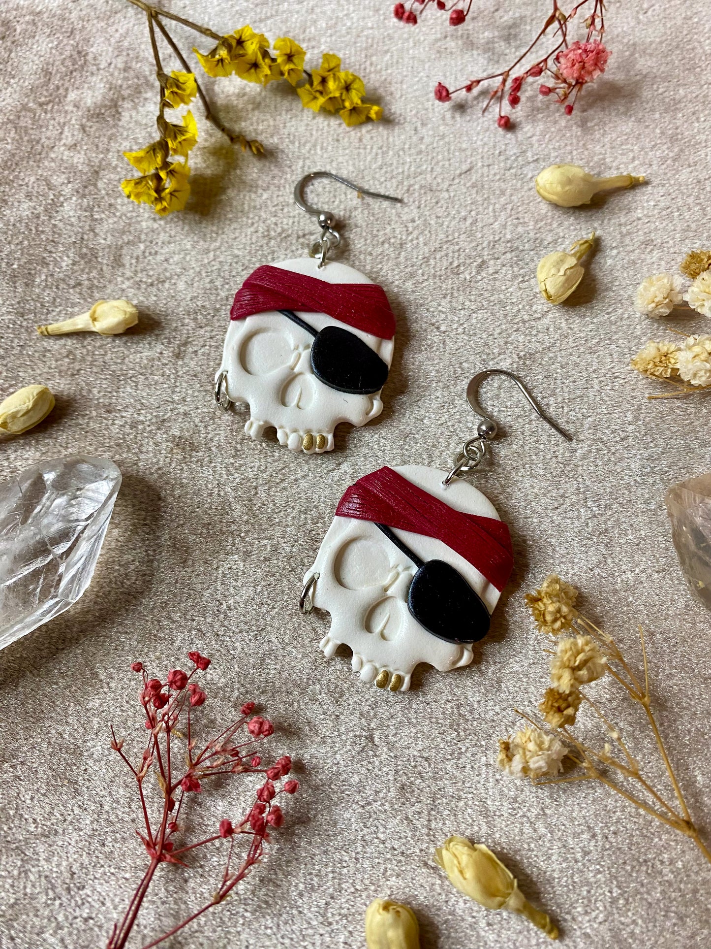 Pirate Skull Earrings