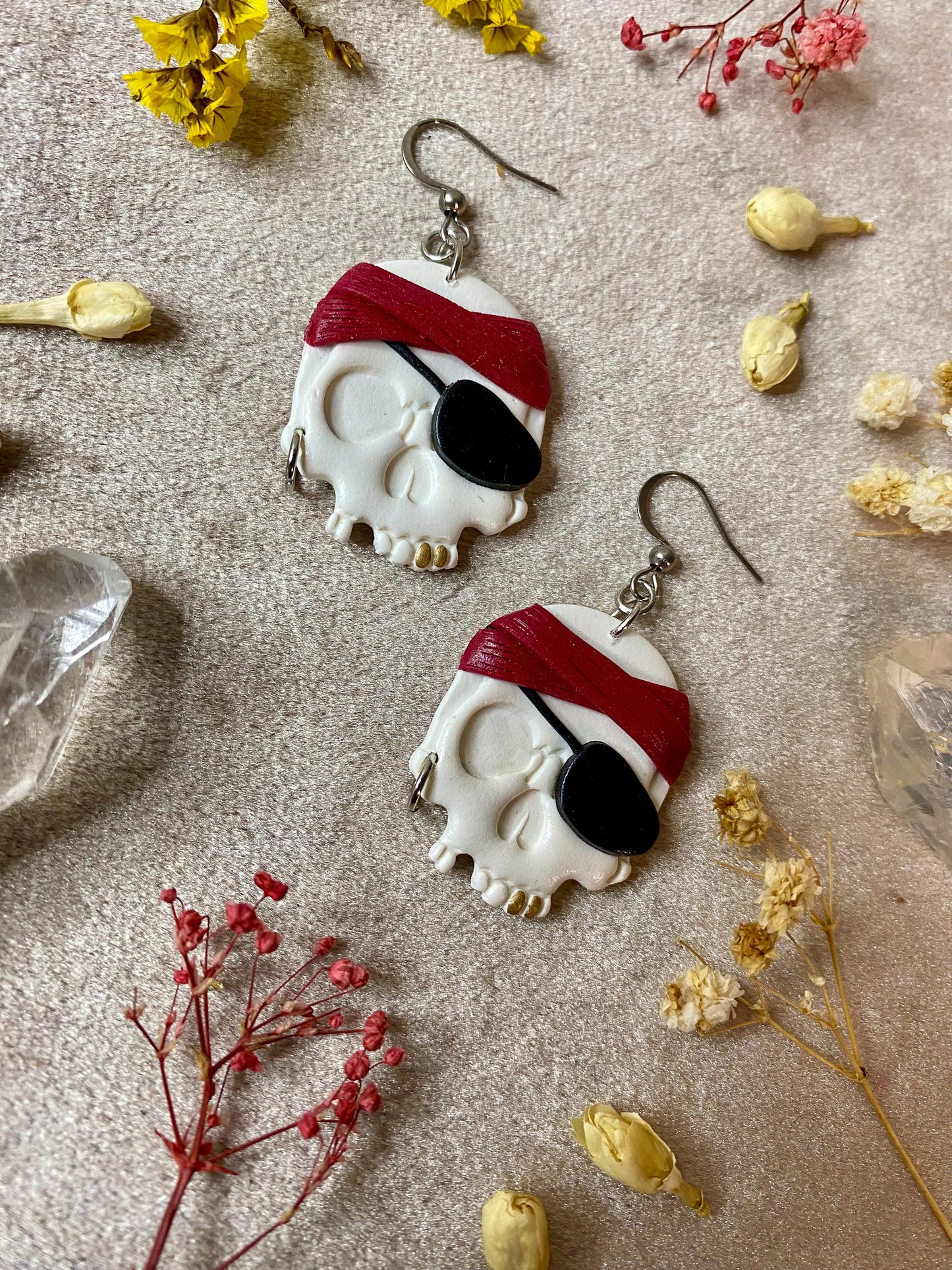 Pirate Skull Earrings