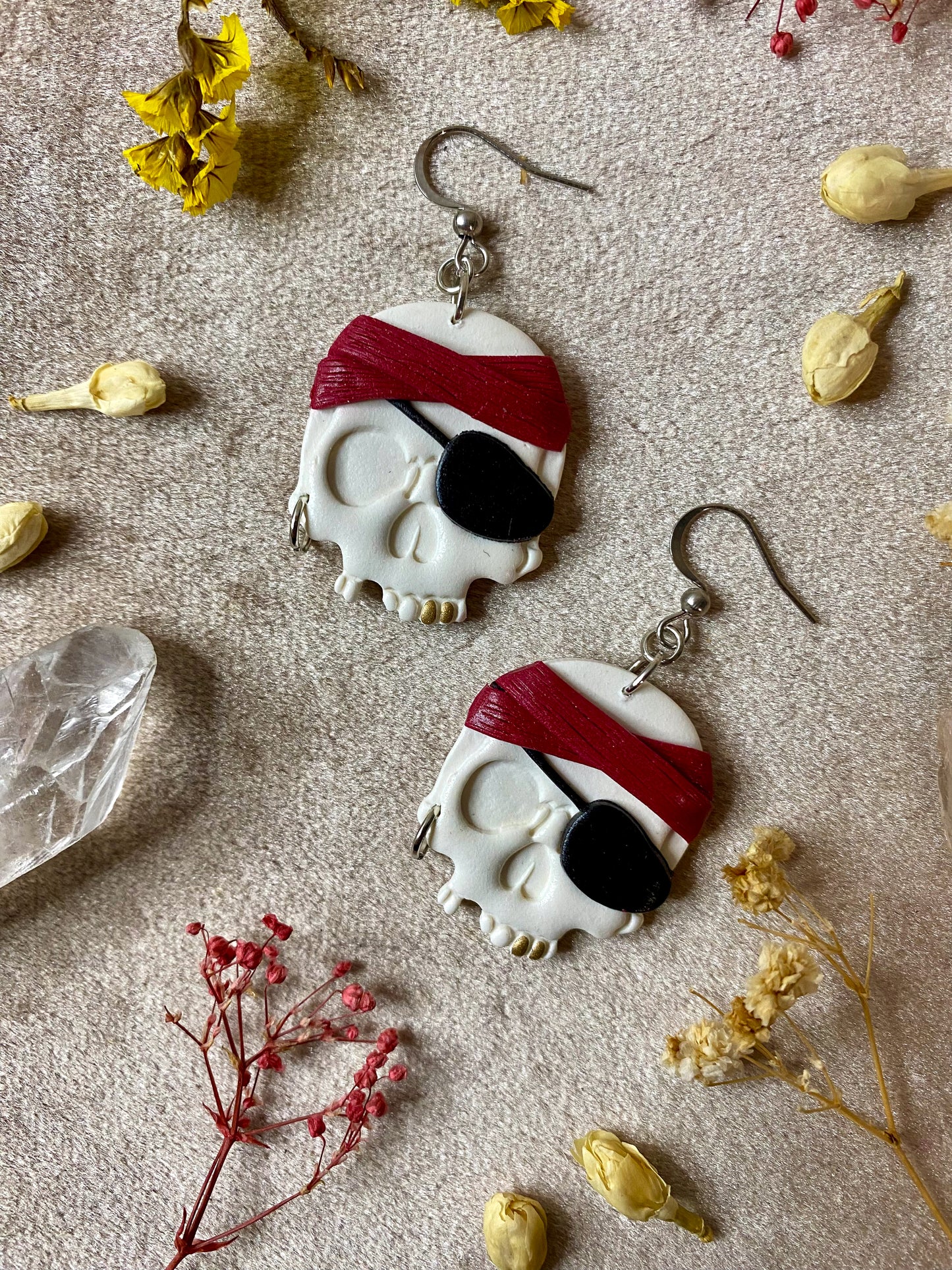 Pirate Skull Earrings