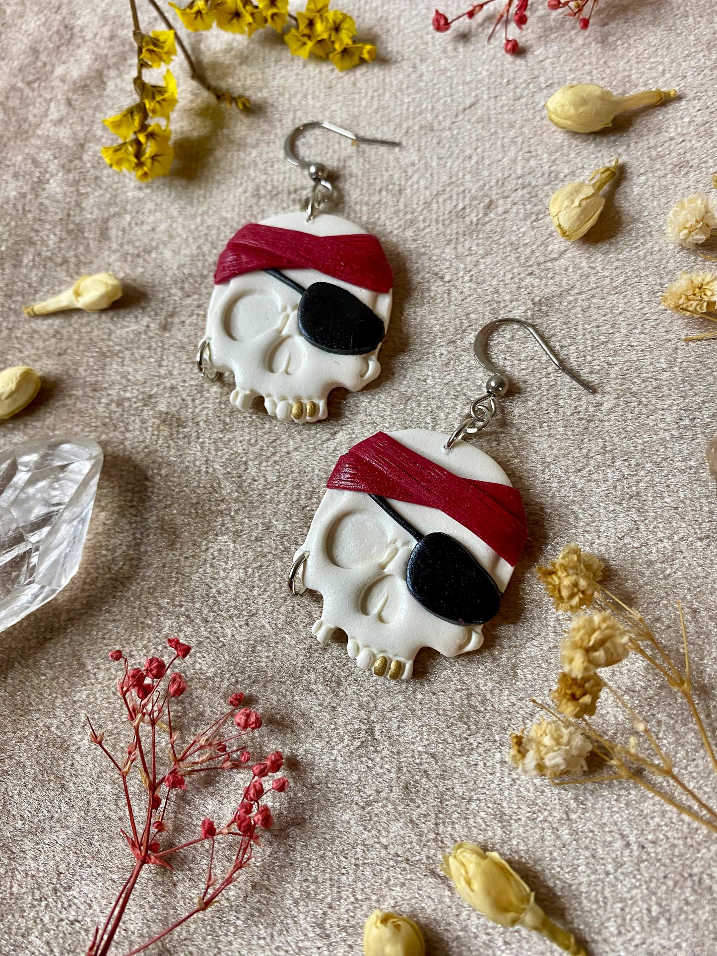 Pirate Skull Earrings