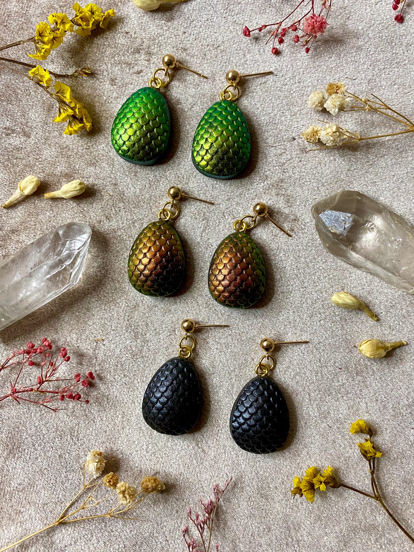 Dragon Egg Earrings