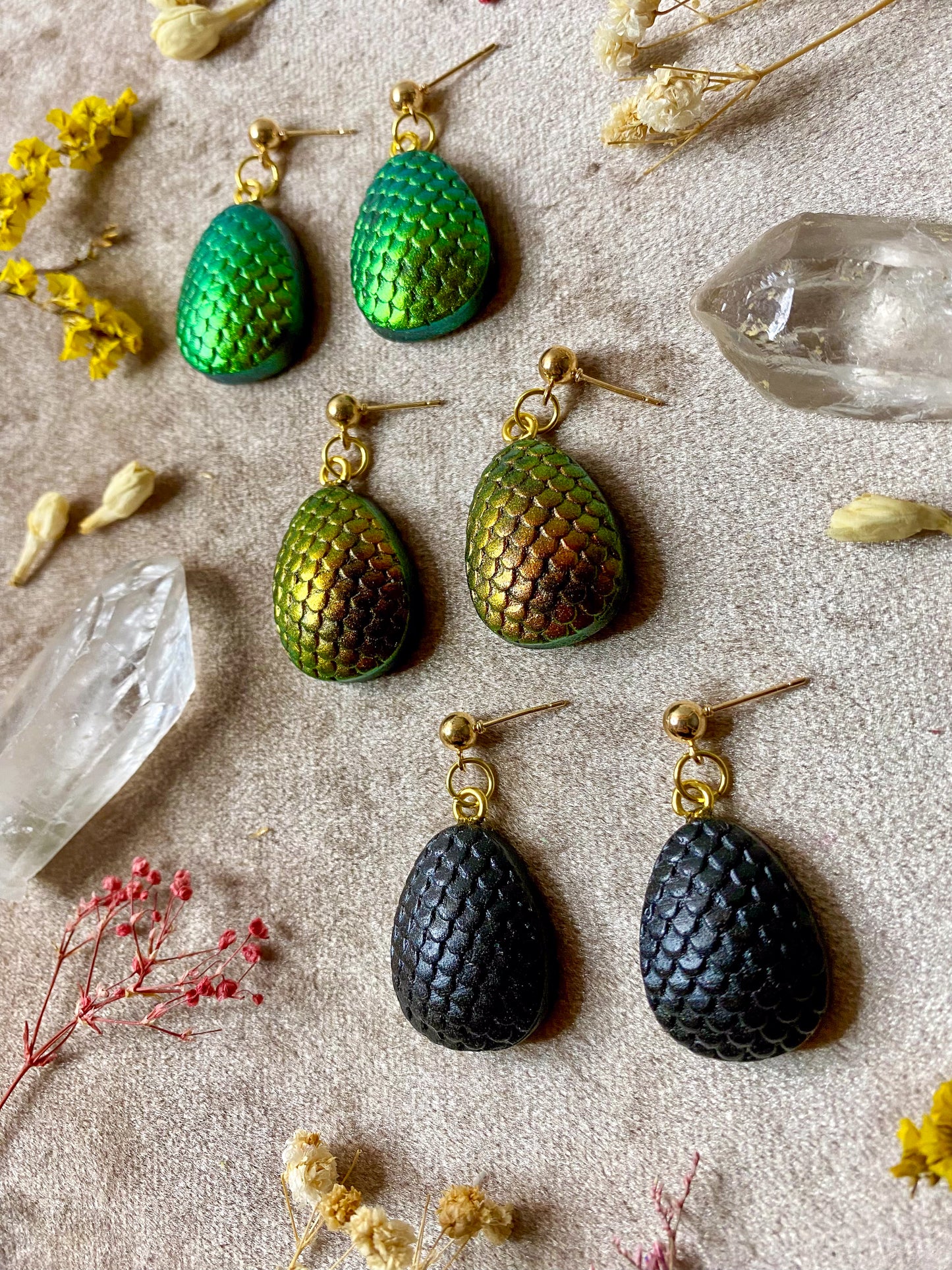 Dragon Egg Earrings