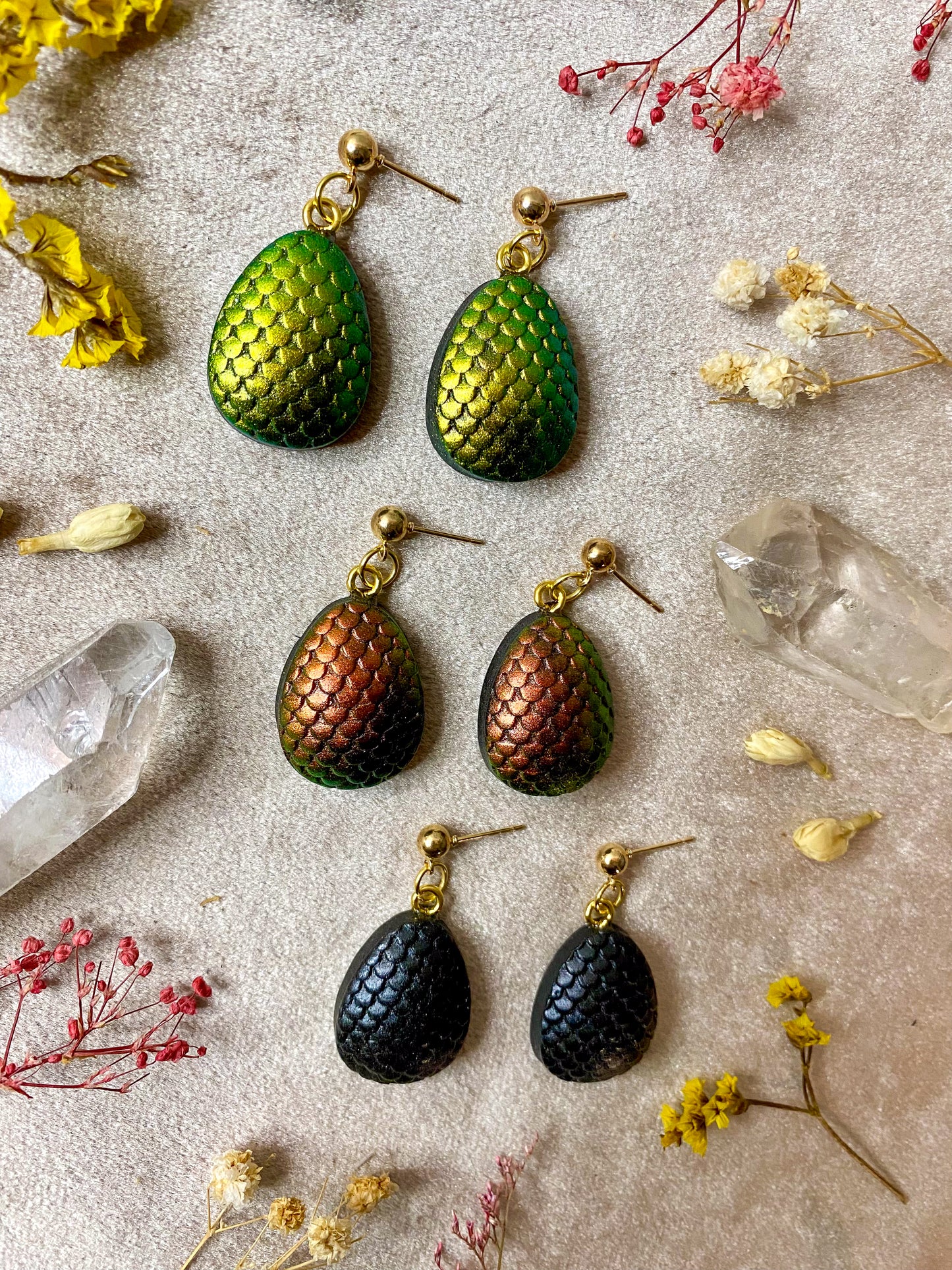 Dragon Egg Earrings