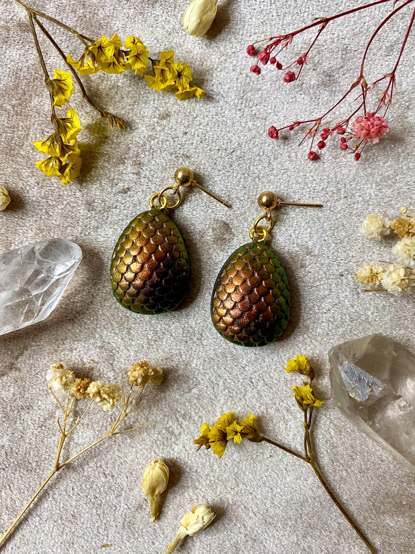 Dragon Egg Earrings