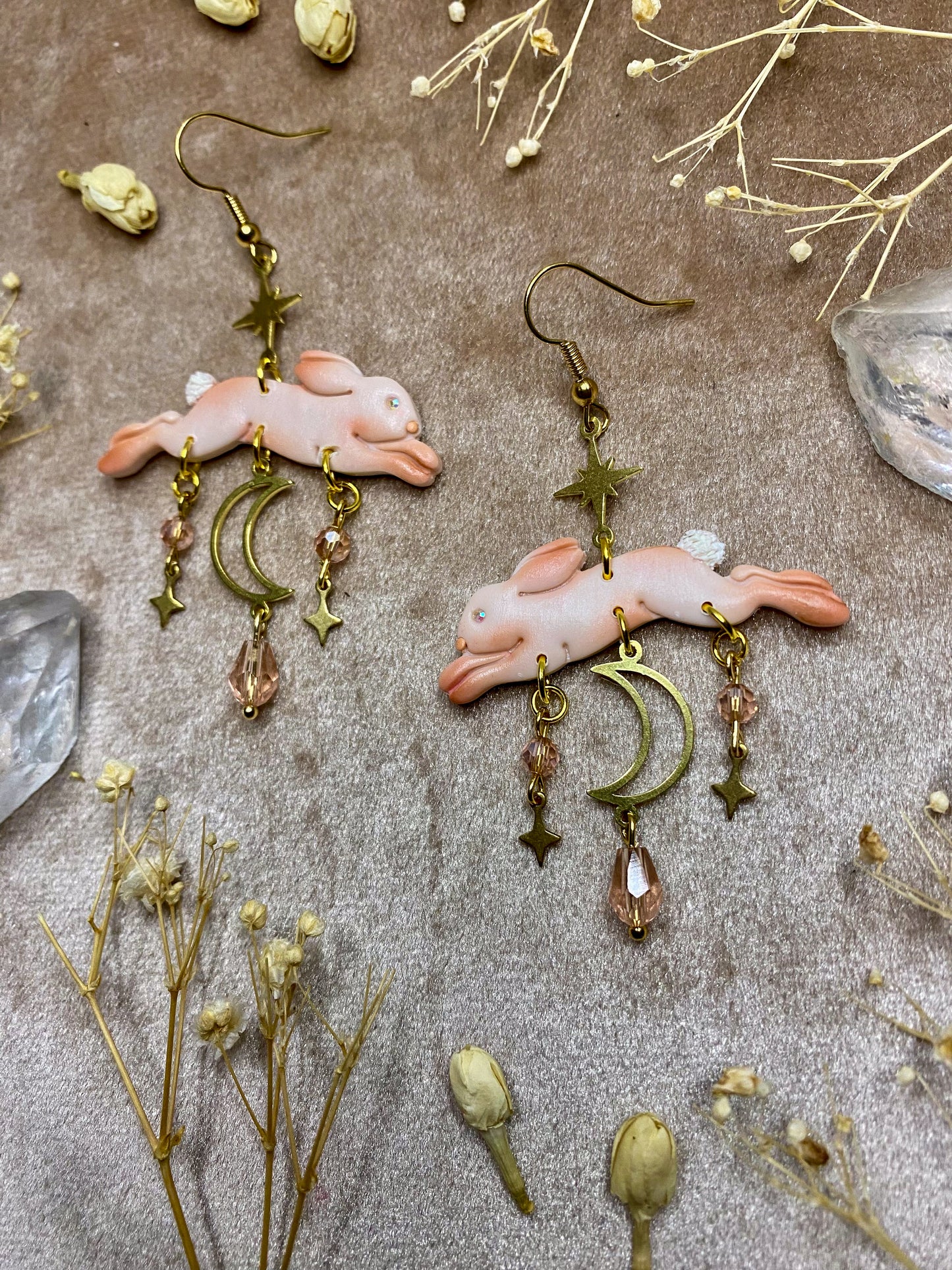 Dreamy Pastel Bunny Earrings