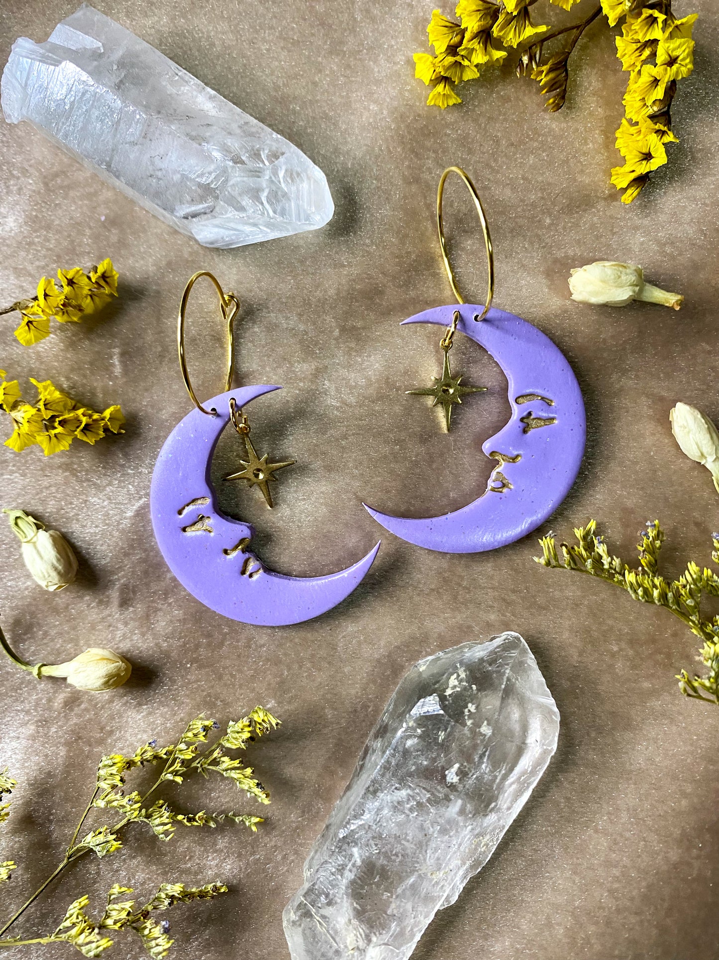 Man on the Moon Earrings