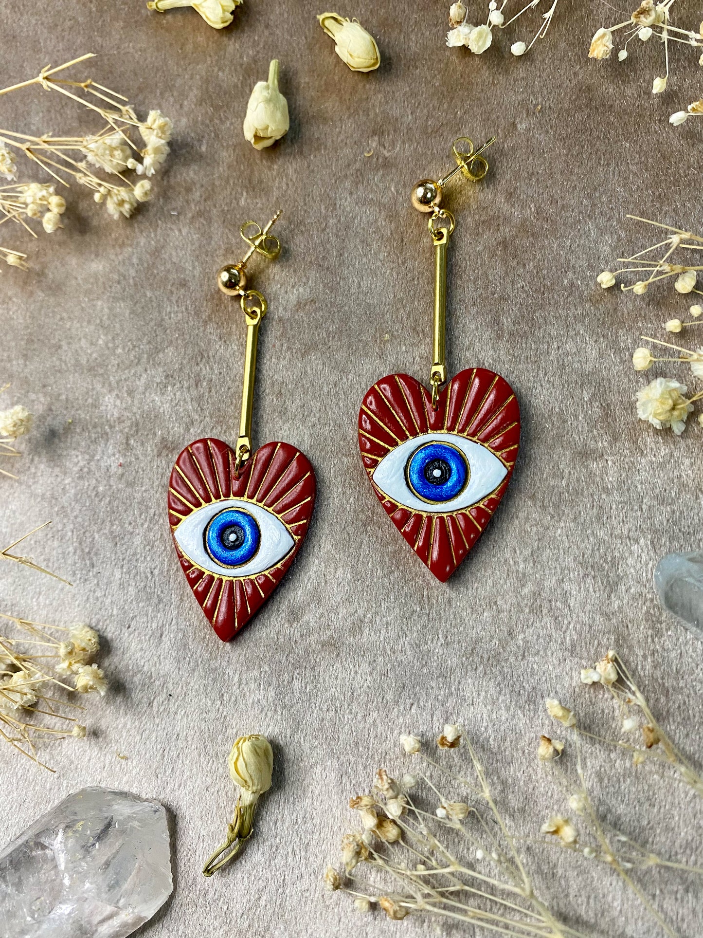 The All-Seeing Heart Earrings